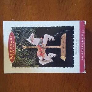 HALLMARK Keepsake "Tobin Fraley Carousel" Ornament.